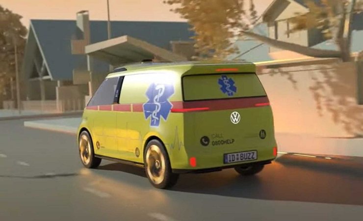 беспилотник Volkswagen, Volkswagen ID. Buzz, минивэн Volkswagen, электромобиль Volkswagen