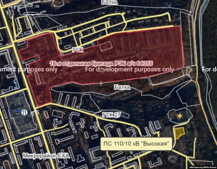 Карта ударів у Курську