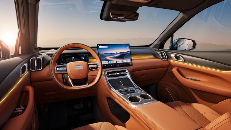 Салон Geely Galaxy M7