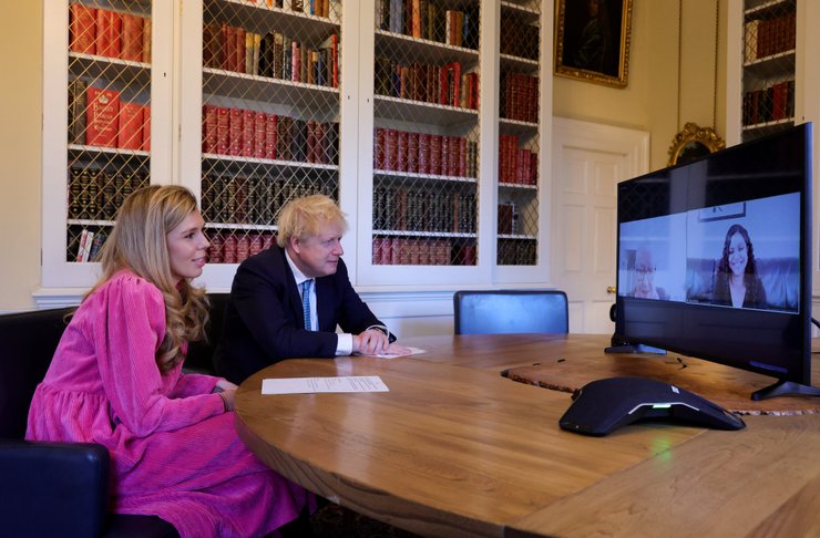 Борис Джонсон, Кэрри Саймондс