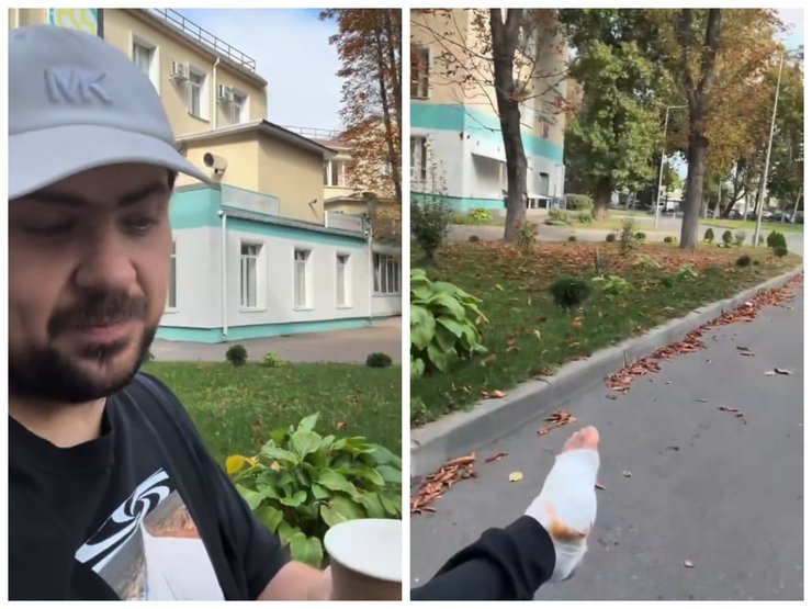 Вячеслав Грабовий В'ячеслав Грабовий у лікарні
