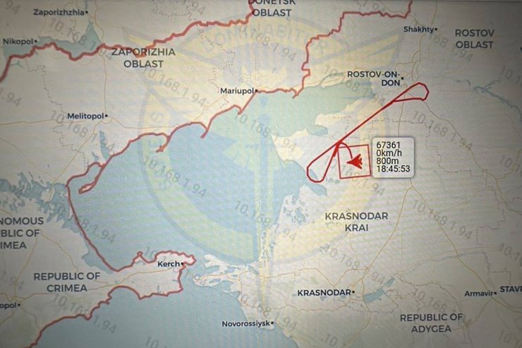 карта поражения А-50У