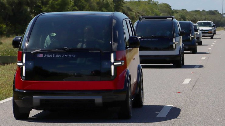 canoo nasa transporter, автомобили для астронавтов, миссия Artemis, NASA Artemis, электромобили Canoo