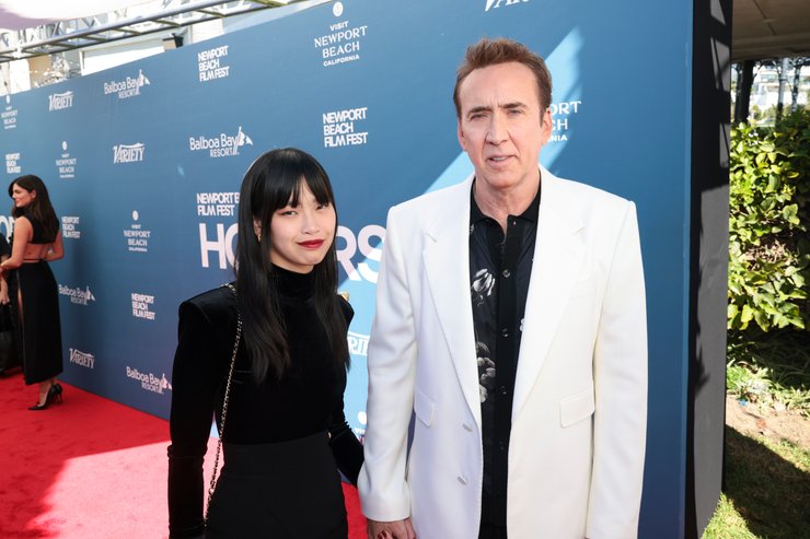 Николас Кейдж с женой