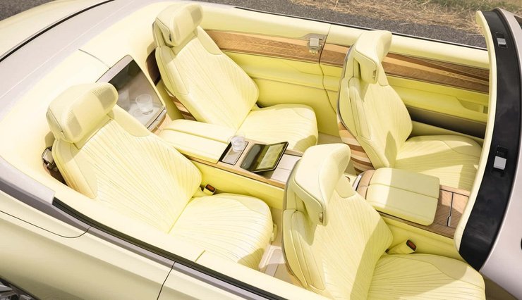 салон Cadillac Sollei, новый Cadillac Sollei, электромобиль Cadillac, кабриолет Cadillac, кабриолет Cadillac