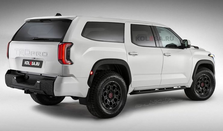 Toyota Sequoia 2022, Toyota Sequoia, новая Toyota Sequoia, Тойота Секвойя, Toyota Tundra 2022