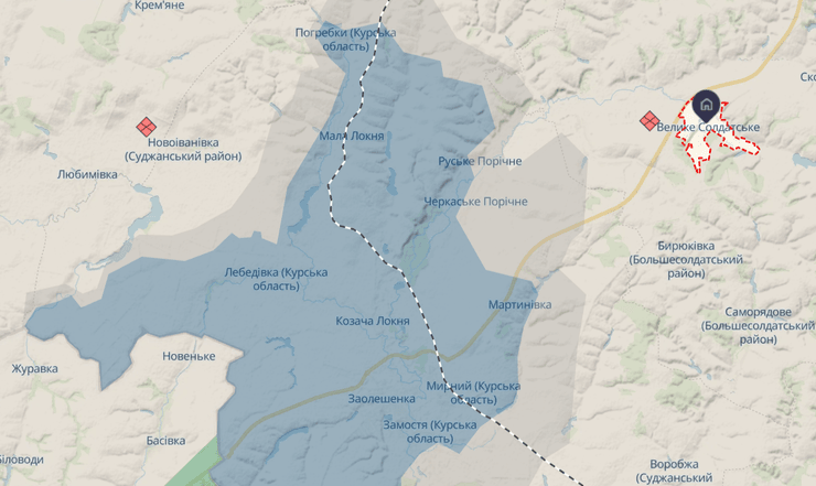 Большое Солдатское, наступление в Курской области