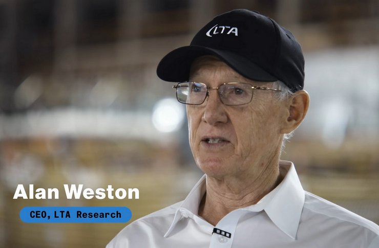 Алан Уэстон, дирижабль, Pathfinder 1, Сергей Брин