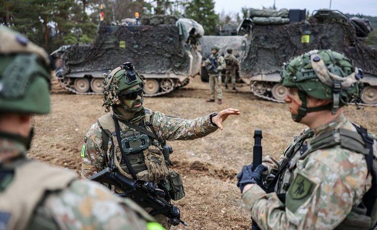 військові навчання, навчання литва, пабраде, солдати США зникли