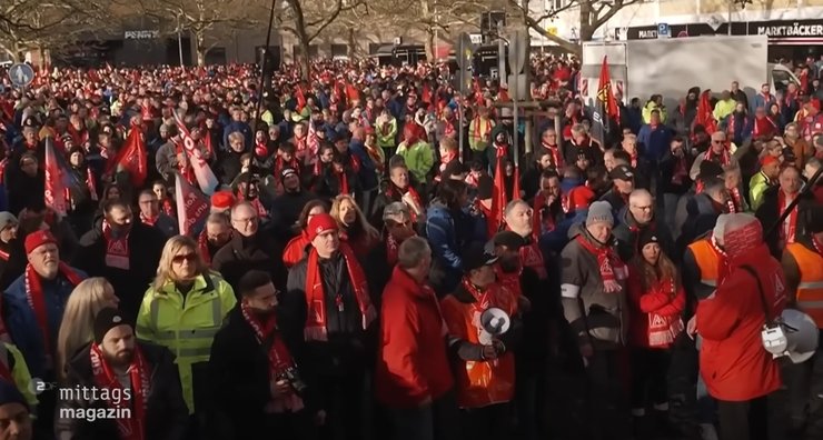 Сотрудники Volkswagen 2 декабря вышли на забастовку