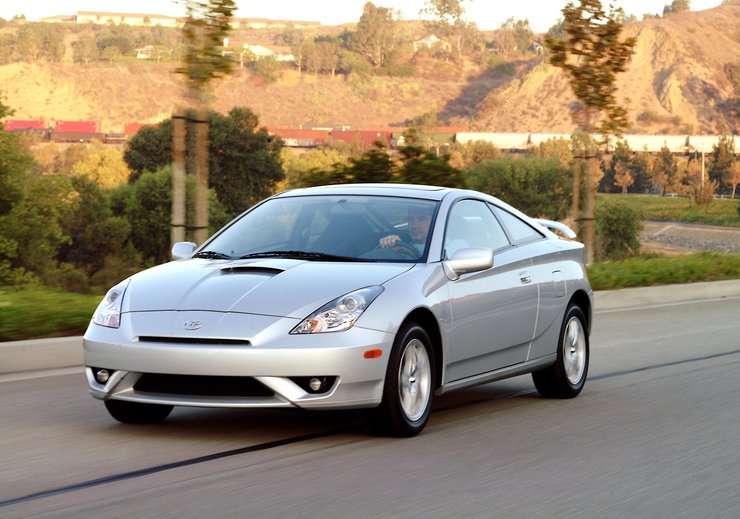 Toyota Celica 2003, спорткар Toyota, купе Toyota