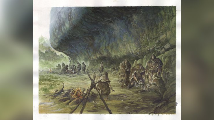 пещеры, неандертальцы