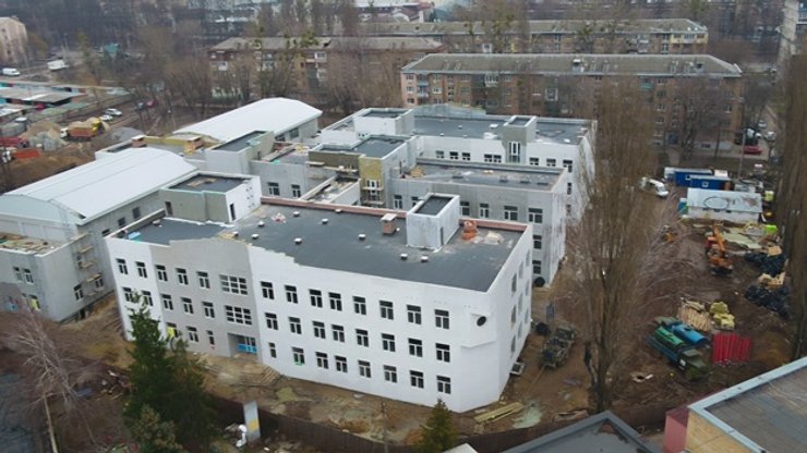 школа, большая стройка