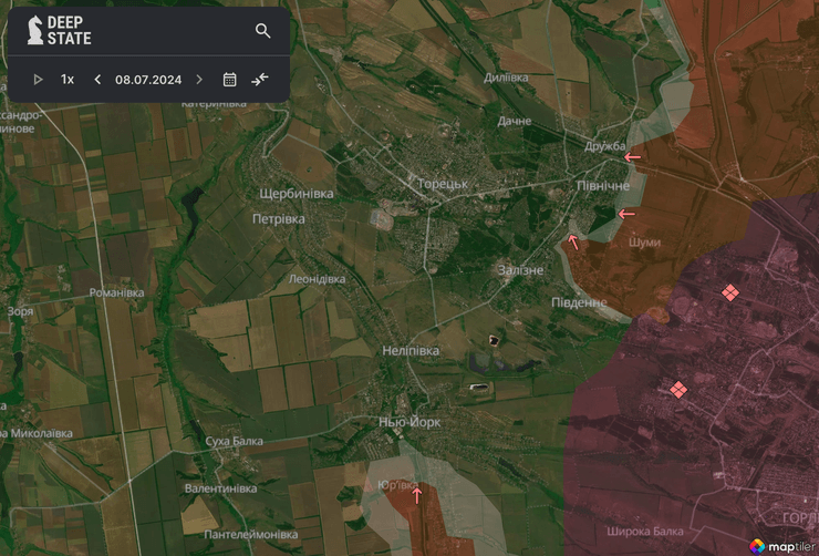 Карта бойових дій