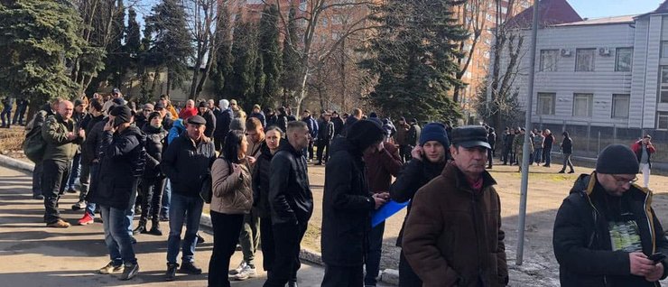 тернополь, военкомат, мобилизация, очередь в военкомат, война с россией