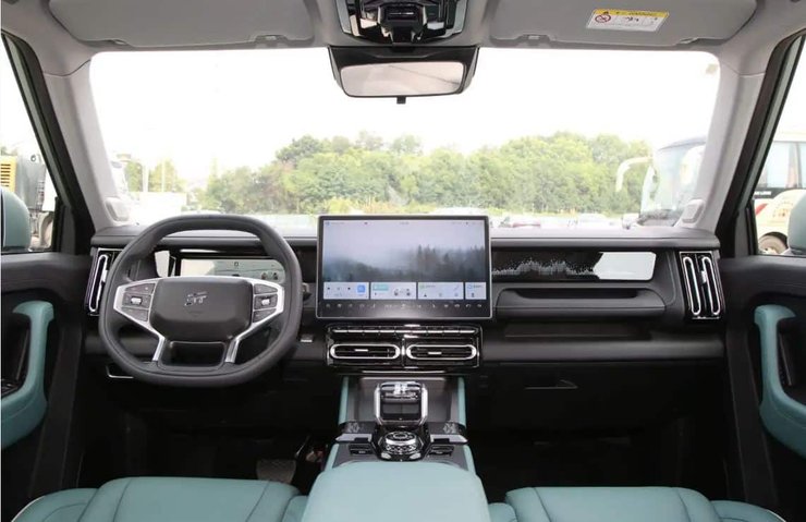 Салон Jetour Shanhai T1, Jetour Shanhai, Chery Jetour, внедорожник Chery