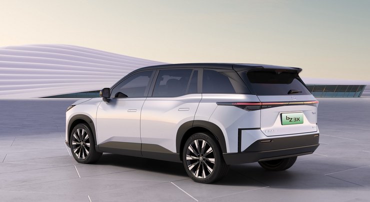 Toyota bZ3X 2025, новая Toyota bZ3X, электромобиль Toyota, кроссовер Toyota