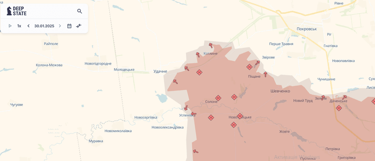 ЗСУ відновили позиції біля Удачного