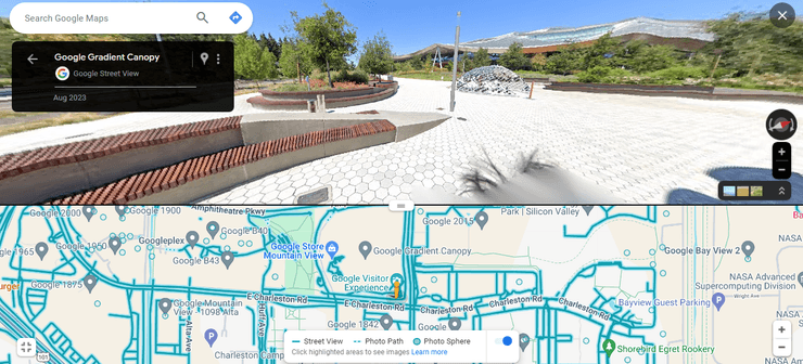 Поділ екрана в Google Maps