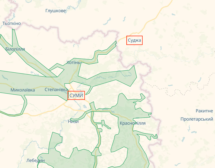 Наступление на Сумы, наступление Сумы, наступление на Сумщину, Суджа, наступление на Сумскую область, Сумщина, Сумы