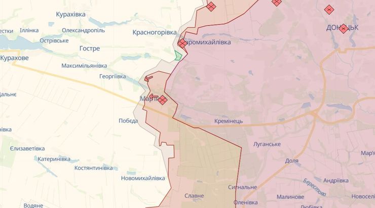 Карта DeepState