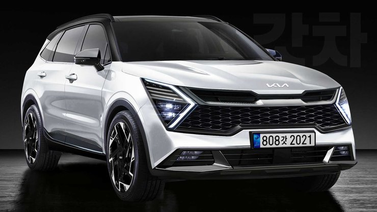 Так виглядає новий Kia Sportage на рендерах, намальованим зі шпигунських знімків. Фото: Motor1.com