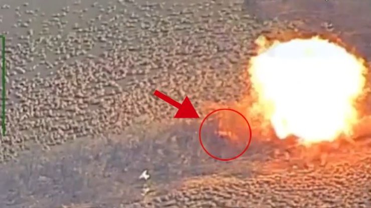 Установка HIMARS находилась приблизительно в 20 метрах от взрыва