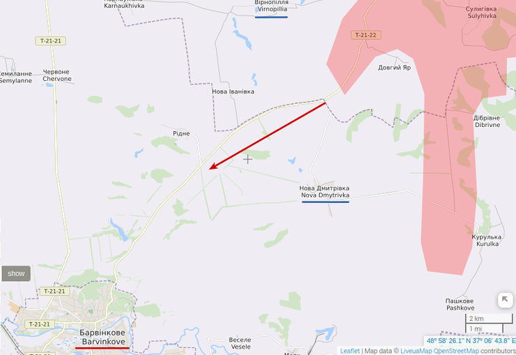 наступ на ізюм