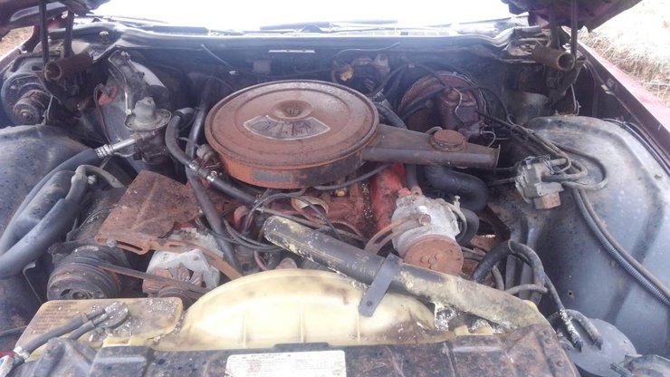 двигатель Buick Electra 1973, Buick Electra 225, Buick Electra, заброшенные авто