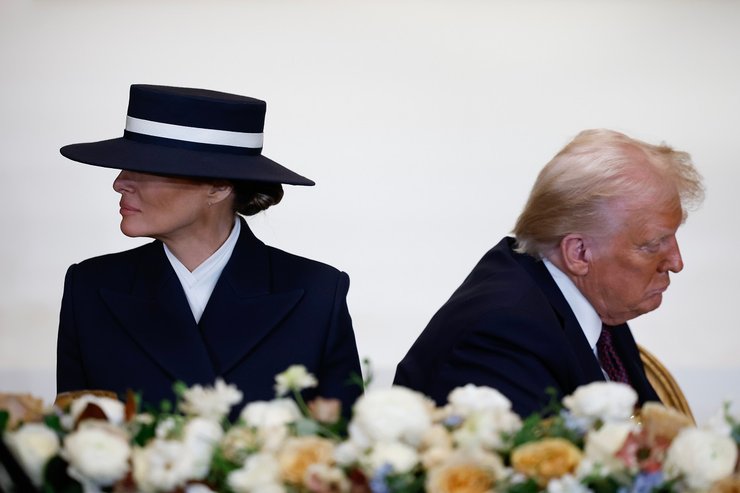 Мелания Трамп на инаугурации президента США 2025 фото