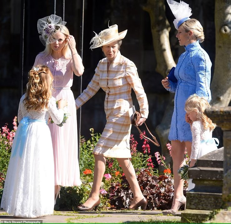 принцесса анна, зара тиндалл, свадьба, бывший муж, стефани филлипс