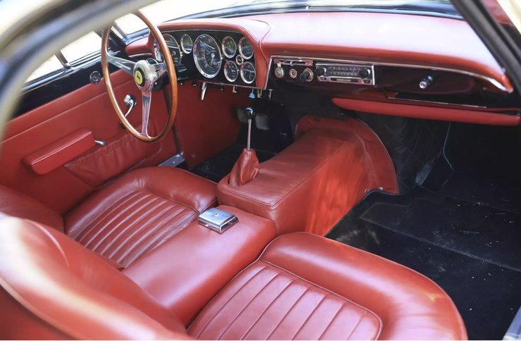 салон Ferrari 250, Ferrari 250 GT 1958, Ferrari 250, Анджеліна Джолі, авто Анджеліни Джолі, Суперкар Ferrari