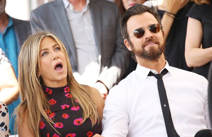 Дженнифер Энистон и Джастин Теру