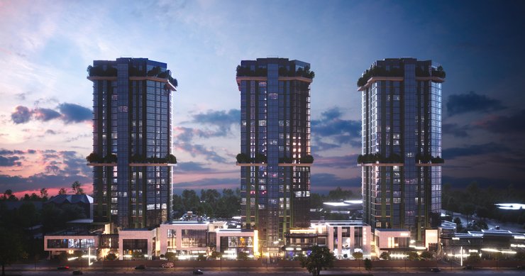 ЖК бизнес-класса — это расположение в центральных районах, авторская концепция комплекса и интересные архитектурные решения