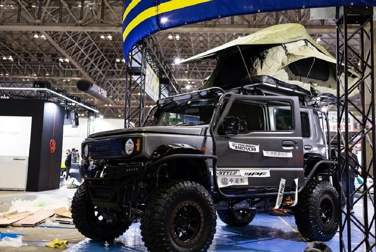 Подовжений Suzuki Jimny, Suzuki Jimny 2019, Suzuki Jimny Kimun Kamui, тюнінг Suzuki Jimny, п'ятидверний Suzuki Jimny