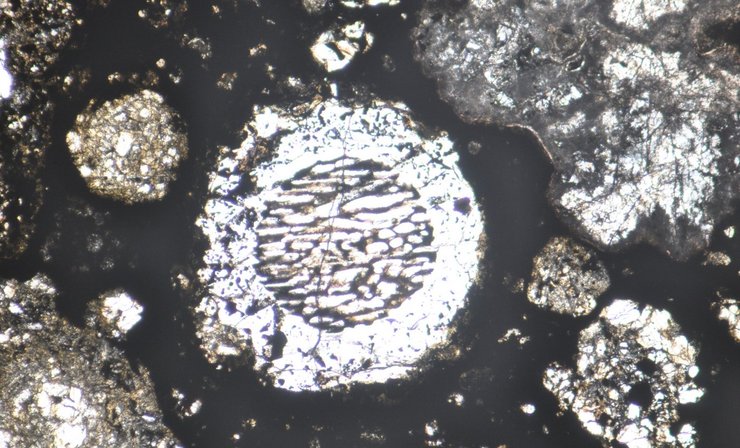 метеорит хондри