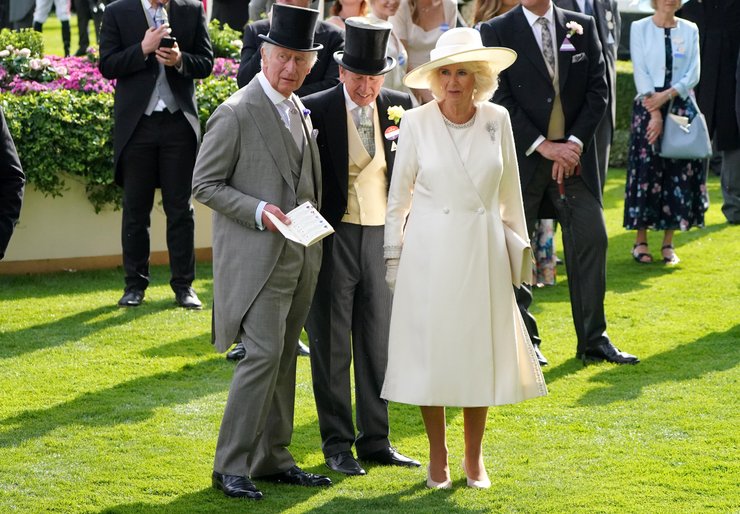 Король Чарльз ІІІ и королева Камилла на Royal Ascot 2023