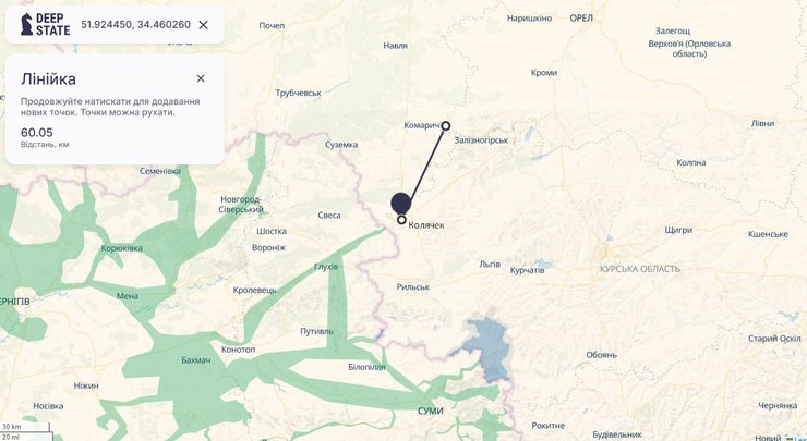 Военные КНДР, Курская область, карта, ГУР