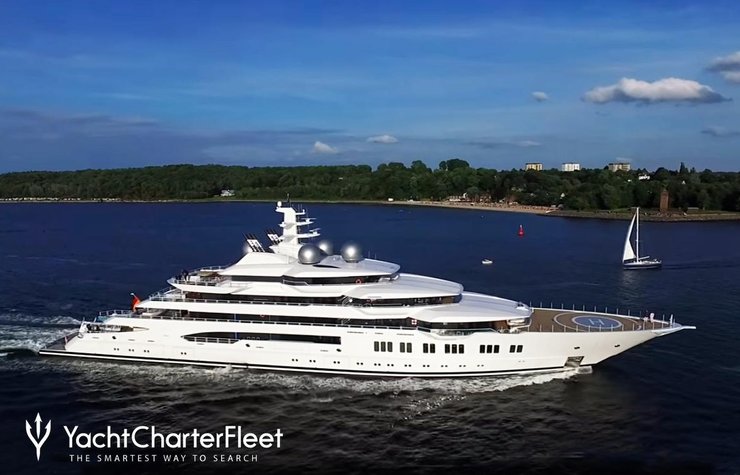 Яхта Amadea, яхта амадея, сулейман керимов, российский миллиардер