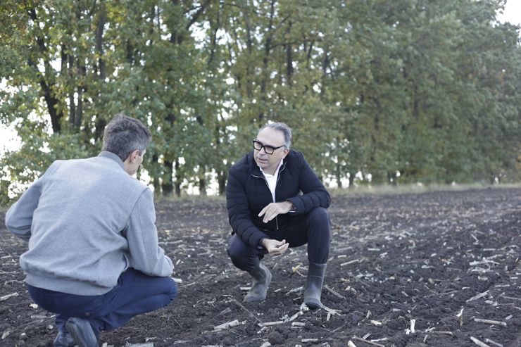 Алессандро Дзанелли зі співробітником компанії