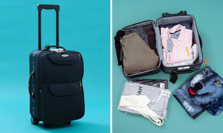 чемодан вещи