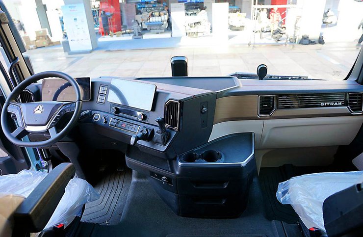 салон Sitrak C9H, новый Sitrak C9H, грузовик Sitrak, китайский грузовик