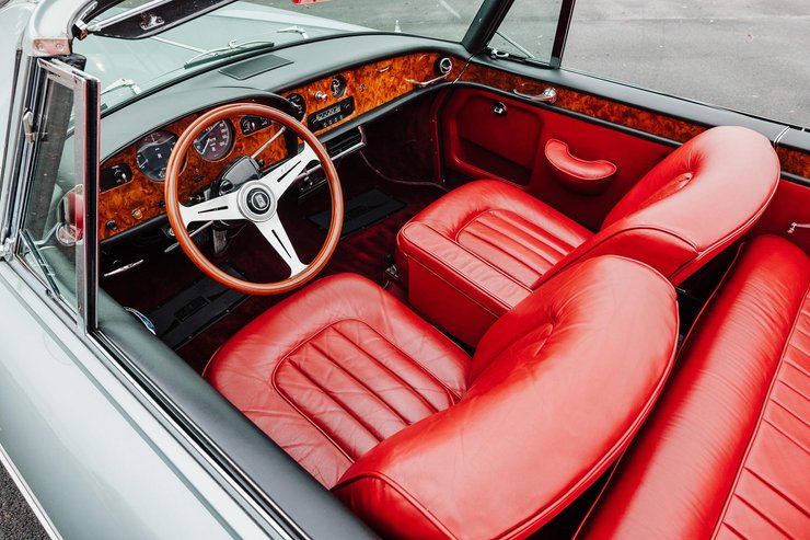 Салон Rolls-Royce Silver Cloud, Rolls-Royce Silver Cloud III Drophead Coupe, Rolls-Royce Silver Cloud, кабріолет Rolls-Royce