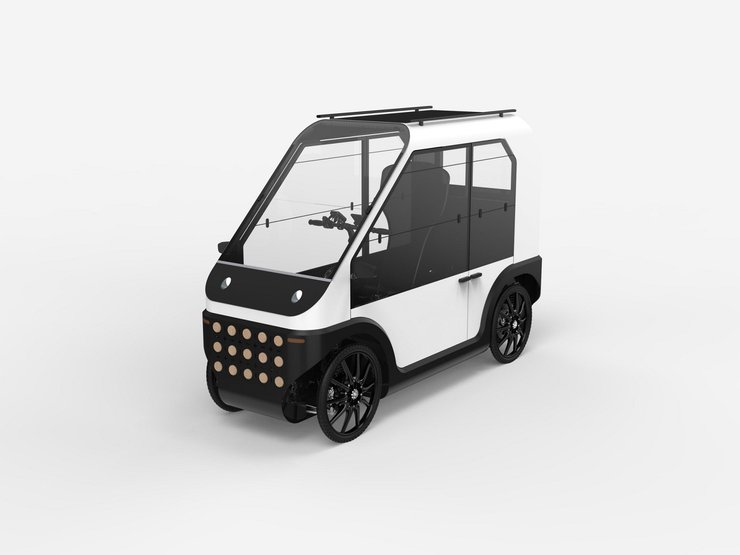 электрический велосипед, четырехколесный велосипед, электрический веломобиль