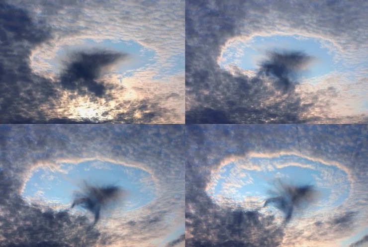 дыра, облака