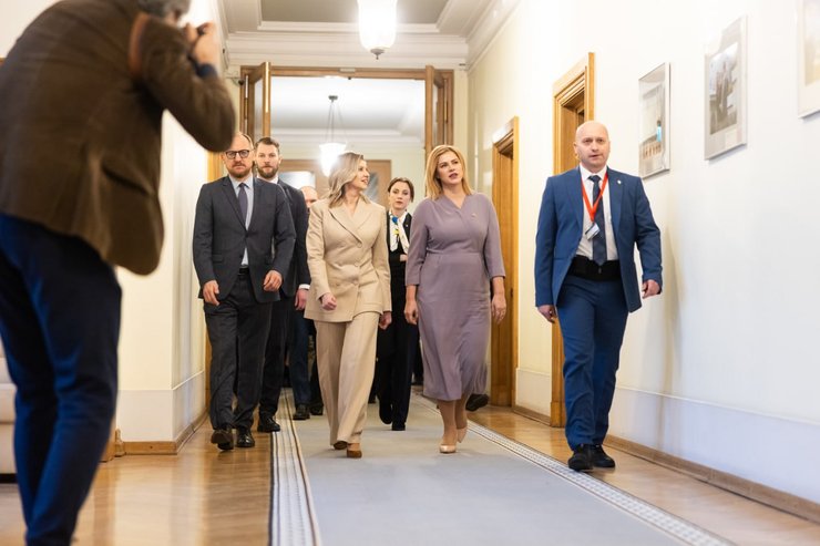 Елена Зеленская в Латвии