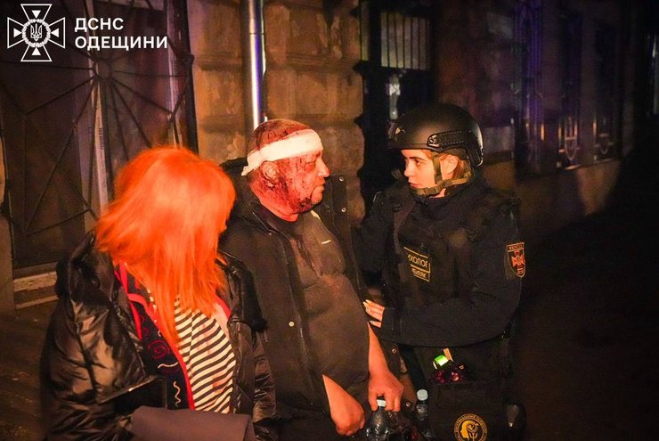 Постраждалий внаслідок російського удару по Одесі