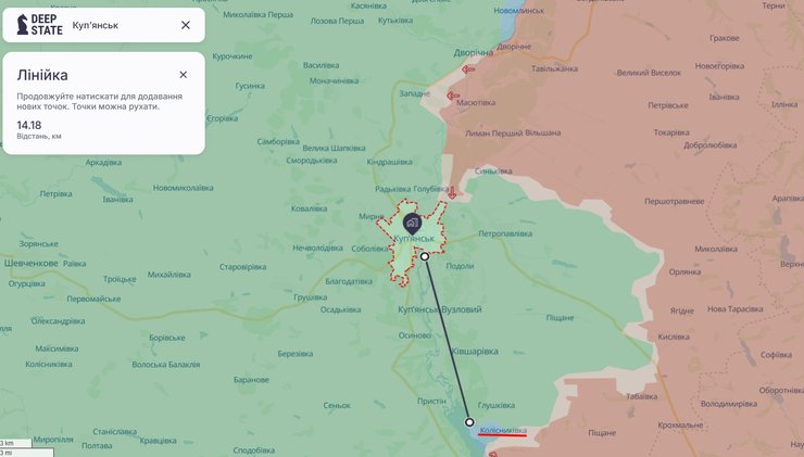 Наступление РФ, 16 декабря, карта, DeepState, Донбасс, Купянск, Купянск