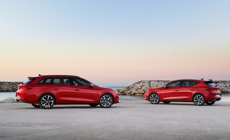 экстерьер, хэтчбек и универсал SEAT Leon четвертого поколения