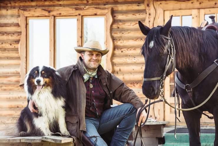 фото, Остап Лунь, владелец ранчо, отдых в Карпатах